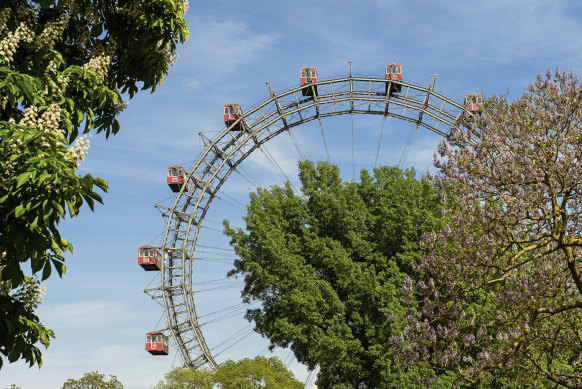 The Prater is home of the Riesenrad big wheel.
