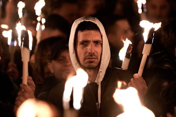 I sostenitori del leader dell'opposizione Peter Magyar e del suo partito Tisza si radunano a Debrecen, in Ungheria.