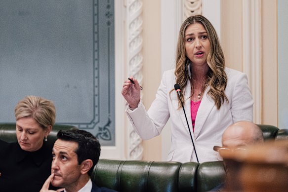 Youth Justice Minister Laura Gerber.