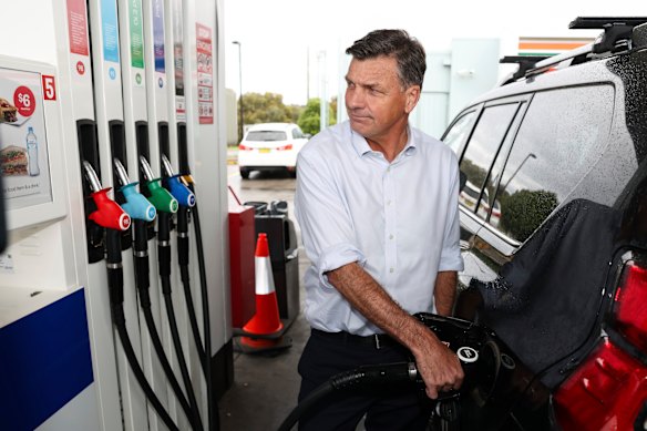 Opposition Leader Angus Taylor proposed halving the fuel excise to support motorists struggling with the oil crisis sparked by the Iran war.  