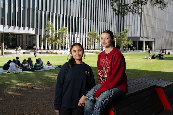 Sofia Miranda, 19, said she did not mind trimesters, but Grace Spiteri, 20, was in favour of the traditional semester model.