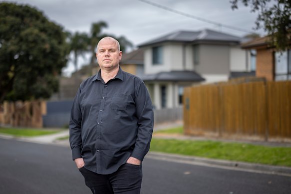 Josh Cohen owns Peninsula Counselling Solutions, which is next door to a rooming house in Frankston.