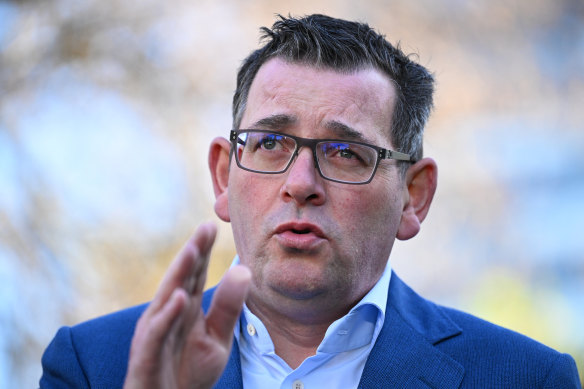 Victorian Premier Daniel Andrews announcing he was cancelling the 2026 Commonwealth Games..
