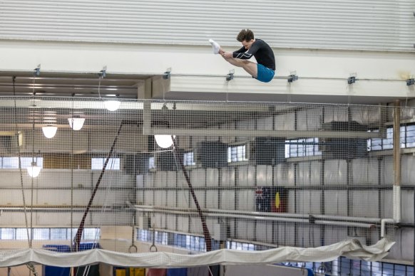 17-year-old trampoline gymnast Brock Batty is bound for Paris 2024.