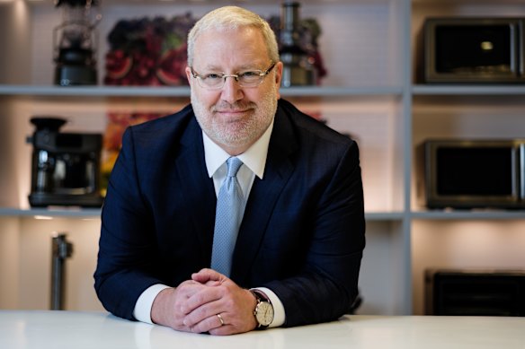 Breville chief executive Jim Clayton said tariff uncertainty remains.