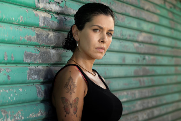 Nicole Chamoun as Amanda Pharrell in season two of the ABC crime thriller Troppo.