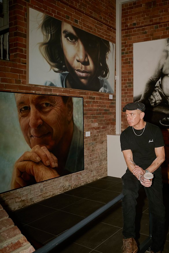 Fantauzzo in his new gallery.