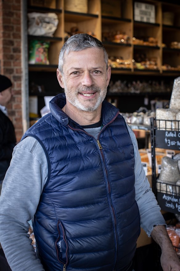 Stallholder Chris Ganatsios says he expected rents to rise, but questioned the size of the jump.