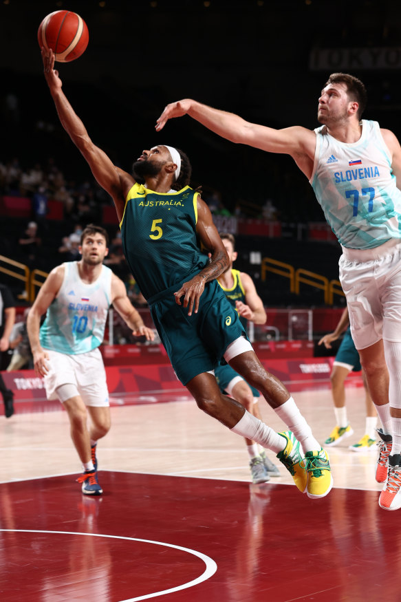 Mills played a key role 
in the Boomers’ best-ever Olympics result.