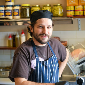 Stef Condello, owner of Stefanino Panino, now in Collingwood Yards.