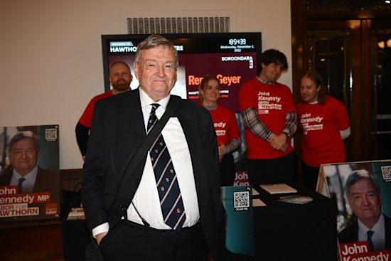Labor MP for Hawthorn John Kennedy has drawn second on the ballot for the seat at this month’s election.