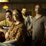 From left: Sebastian ‘Cosmo’ Soto, Alicia Clarke, Michael Jury and Glynn Firth at Double Deuce.