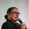 Katie Kiss at The Bandarran Marra’Gu Gathering Strength summit in Brisbane in May. 