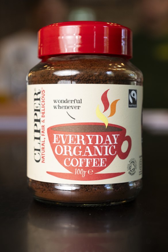 The not-so-wonderful Clipper Everyday Organic Coffee.