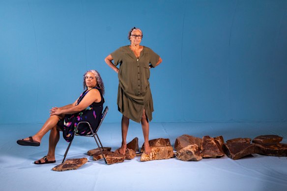 Lisa and Rachael Maza will star together in the debut production, Black Light, at Malthouse Theatre.