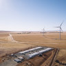 The Hornsdale Power Reservation in South Australia, where Tesla has installed a huge battery.