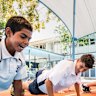 Students at Matraville Sports High School have been taking physical activity breaks during class.