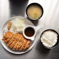 Suupaa’s pork tonkatsu.