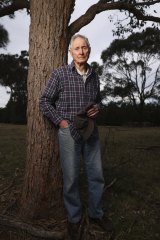 Chris Jones, from the Tuross Lakes Preservation Group, on the site of a planned housing development approved back in 1983 but only coming toward construction now.