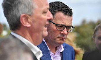 Victorian Premier Daniel Andrews announcing the Royal Commission into mental health in October.