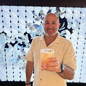 Damian Borg aboard Norwegian Viva.