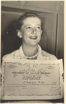 Cordon Bleu certificate 1956