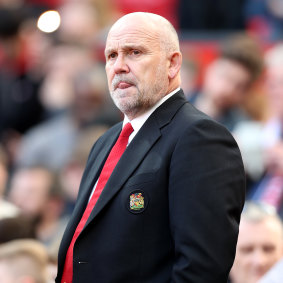 Different gravy: Manchester United's interim assistant coach Mike Phelan is also juggling his job as sporting director of the Central Coast Mariners.