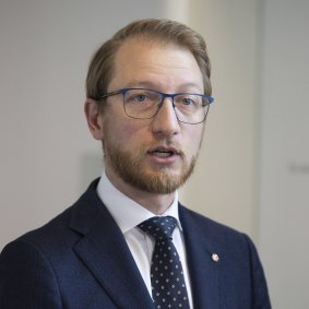 Liberal senator James Paterson.