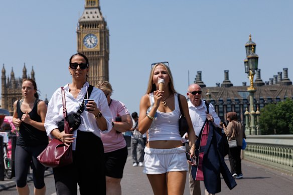 Londoners are having to adapt to increasingly hot summers.