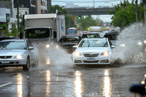 Melbourne has been pelted with rain and more is on the way next week. 