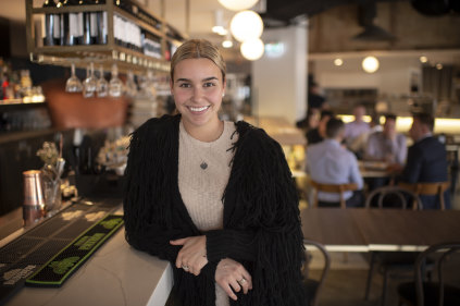 Naomi Borg, marketing and events manager at Alex & Co on Church Street in Parramatta. 
