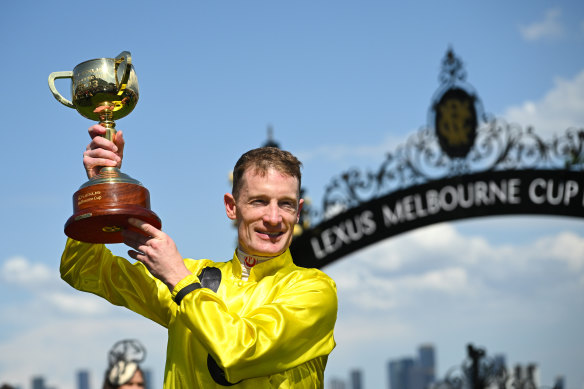 Mark Zahra has won back-to-back Melbourne Cups.