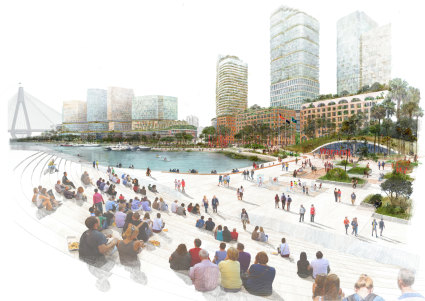 The government’s “vision” for Blackwattle Bay has gone on public exhibition. 