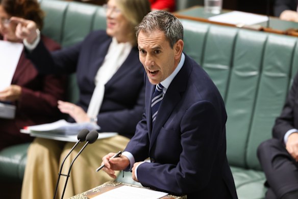 Treasurer Jim Chalmers.
