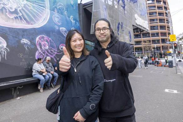 Larita Bouphasavann and Tim Hon’s trip to the aquarium came after seeing Pesto on social media app TikTok. 