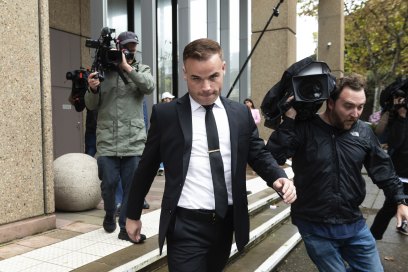 Taylor Auerbach leaves the Federal Court in Sydney after giving his evidence on Thursday.