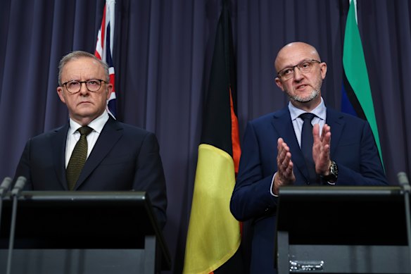 Prime Minister Anthony Albanese and ASIO chief executive Mike Burgess.