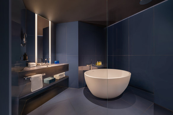 Fancy a soak? Basic rooms feature deep tubs.