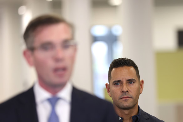 Independent Alex Greenwich was one of the MPs who defended Dominic Perrottet and called for Landis’ resignation.