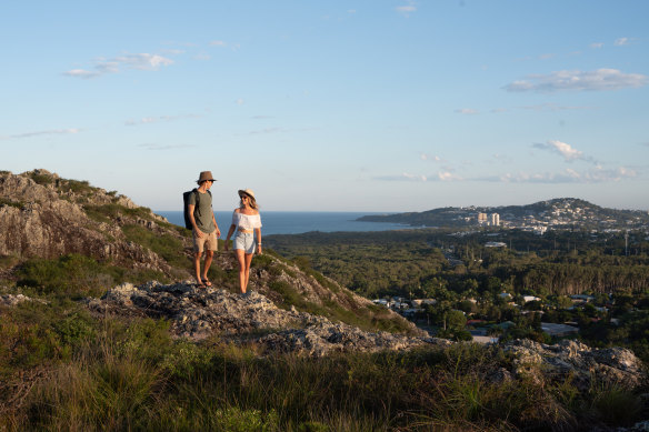 Soaring views of the Sunshine Coast from Emu Mountain.