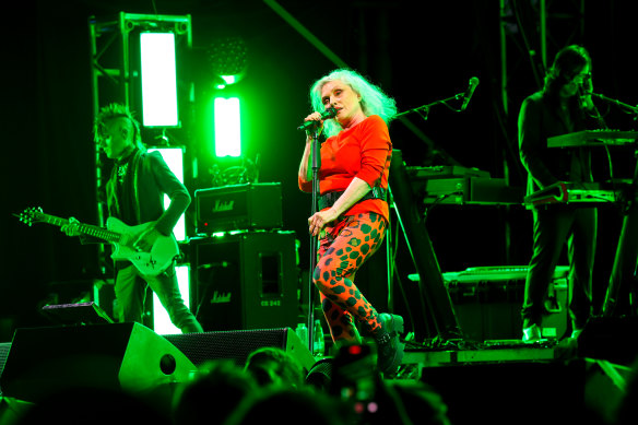 The high priestess appears: Blondie performs at Pandemonium in Homebush.