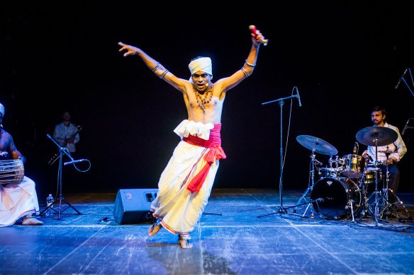 The concert brought together Sri Lanka's Baliphonics ensemble and a five-piece version of the Australian Art Orchestra (AAO).