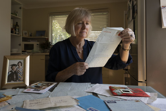 Stephanie Short reads letters she sent to Valentin Hadjiev in Bulgaria.