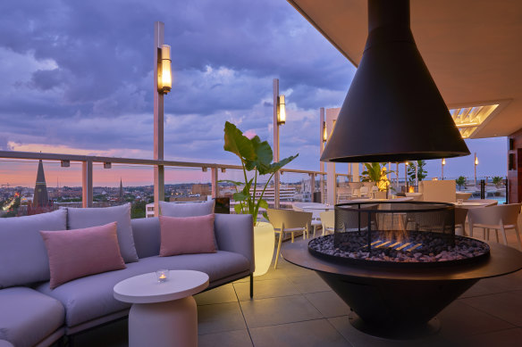 Rooftop retreat.
