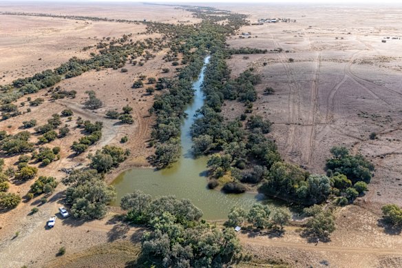 The owners of Mount Barry Station rely on Bruce to deliver much-needed spare parts for their vehicles.