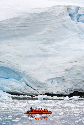 Paradise Bay, on Antarctica’s west coast. Australia’s territory, in the east, covers 42 per cent of the continent. 