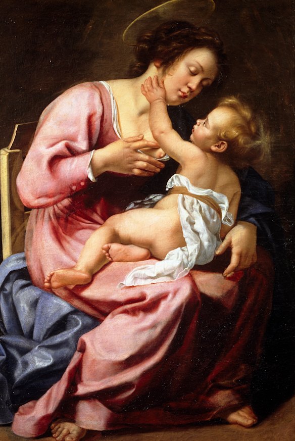 Madonna nursing the Child by Artemisia Gentileschi

