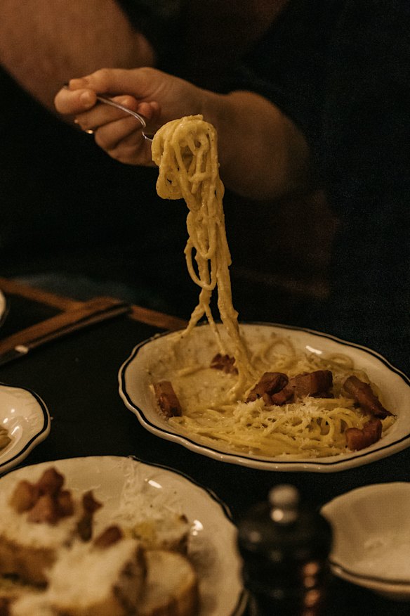 Silky carbonara at Da Bepi.