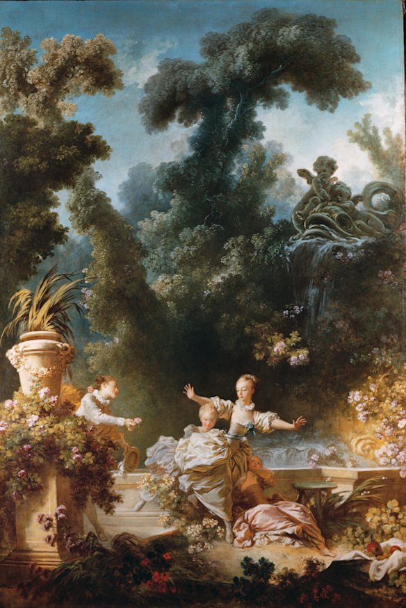 Madame du Barry sent them back: A painting from the series ‘The Progress of Love: The Pursuit’ now in New York’s Frick Collection.