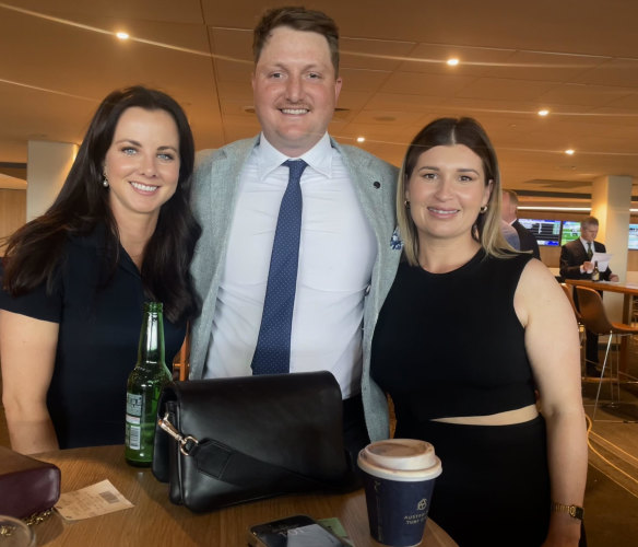 “It’s a premier track”: Paige and Zach Churcher and Gabby Nutt.